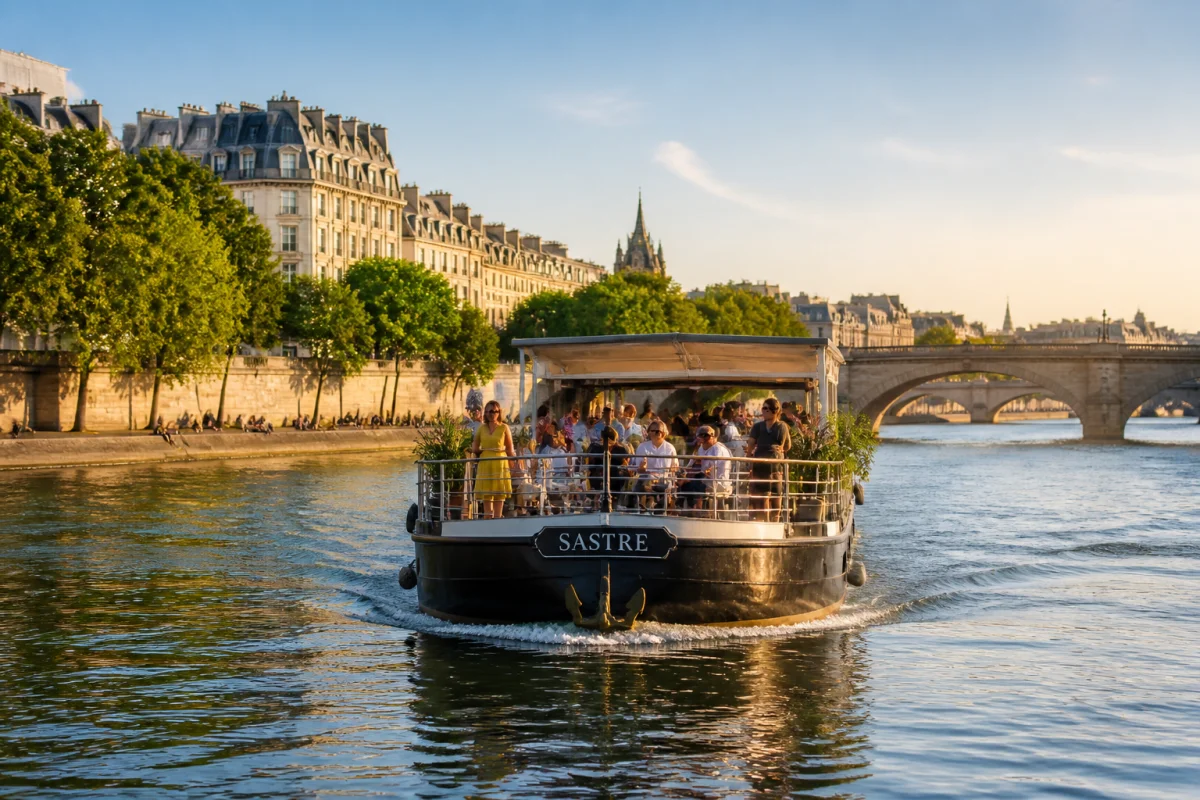 balade en peniche paris