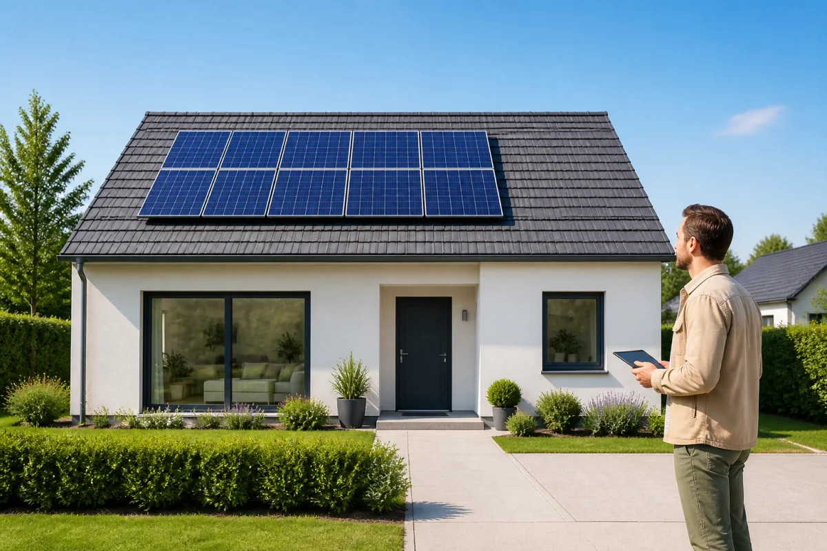 Combien de panneaux solaires pour une maison
